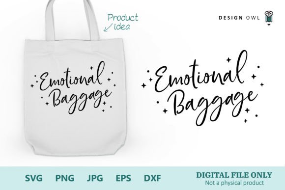 Emotional Baggage - Tote Bag SVG Graphics and Crafts Review