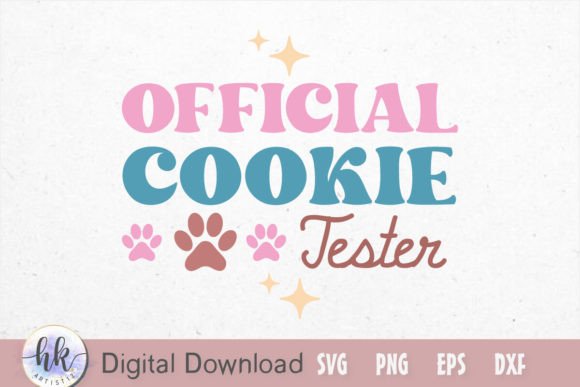 Official Cookie Tester Funny Graphics for Crafts