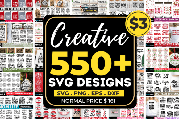 TThe Creative SVG Big Bundle Graphics and Crafts