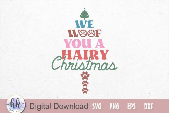 We Woof You a Hairy Christmas Funny Graphics and Crafts Review